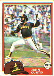 1981 Topps Baseball Cards      531     John Curtis